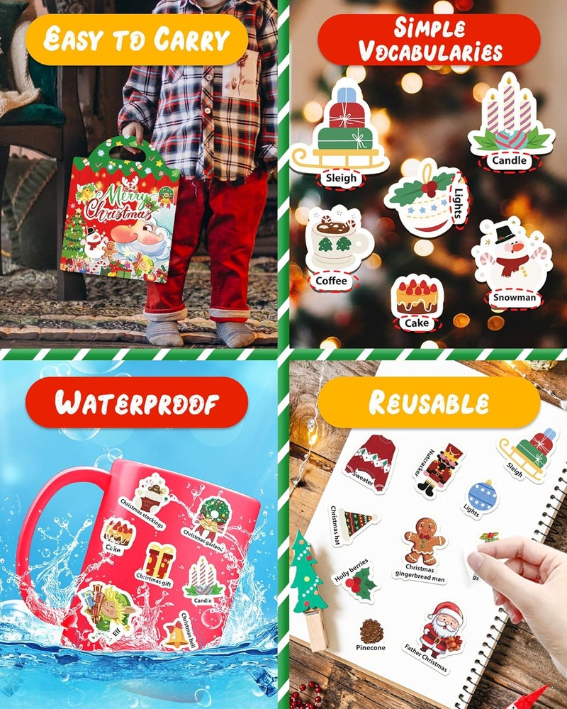 Benresive Reusable Sticker Books for Kids, Sticker Books for Toddlers, Toddler Travel Toys Activities Crafts Ages 3 and Up Birthday Gifts - Christmas - Image 5
